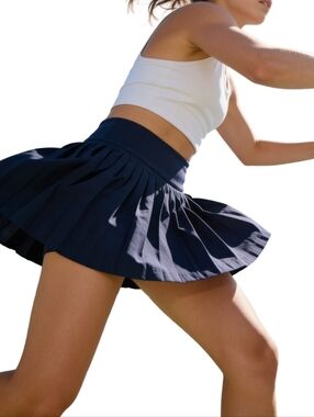 Lululemon Pleated Tennis Skort Black Size 8